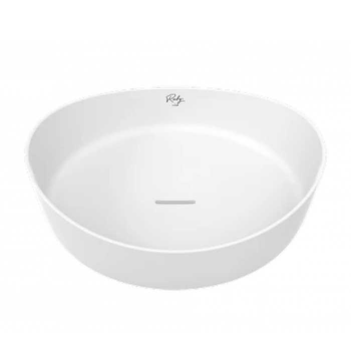 Creavit Ruby Tezgah Üstü Lavabo 40 cm İnci Mat Beyaz RB140-00MB42E-0000 - RB140-00MB42E-0000 - Çanak Lavabo, Tezgah Üstü Lavabo - 1
