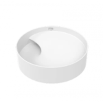 Creavit Ruby Tezgah Üstü Lavabo 40 cm İnci Mat Beyaz RB141-00MB42E-0000 - RB141-00MB42E-0000 - Çanak Lavabo, Tezgah Üstü Lavabo - 1