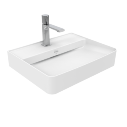 Creavit Ruby Tezgah Üstü Lavabo 50x40 cm İnci Mat Beyaz RB051-00MB42E-0000 - RB051-00MB42E-0000 - Çanak Lavabo, Tezgah Üstü Lavabo