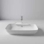 Creavit Ruby Tezgah Üstü Lavabo 60x43 cm Beyaz RB061-00CB42E-0000 - RB061-00CB42E-0000 - Çanak Lavabo, Tezgah Üstü Lavabo