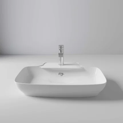 Creavit Ruby Tezgah Üstü Lavabo 60x43 cm Beyaz RB061-00CB42E-0000 - RB061-00CB42E-0000 - Çanak Lavabo, Tezgah Üstü Lavabo