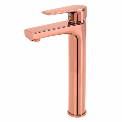 Creavit Sharp Uzun Lavabo Bataryası Rose Gold BT.SR6500C - BT.SR6500C - Çanak Lavabo Bataryası