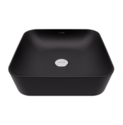 Creavit Ultra Kare Çanak Lavabo 40 cm Kömür Karası UL040-00KK00E-0000 - UL040-00KK00E-0000 - Çanak Lavabo, Tezgah Üstü Lavabo
