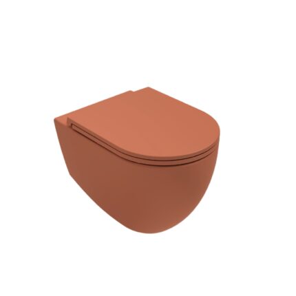 Isvea Infinity Asma Klozet - Vortex Terracotta - 10NF02003-2U - Asma Klozet
