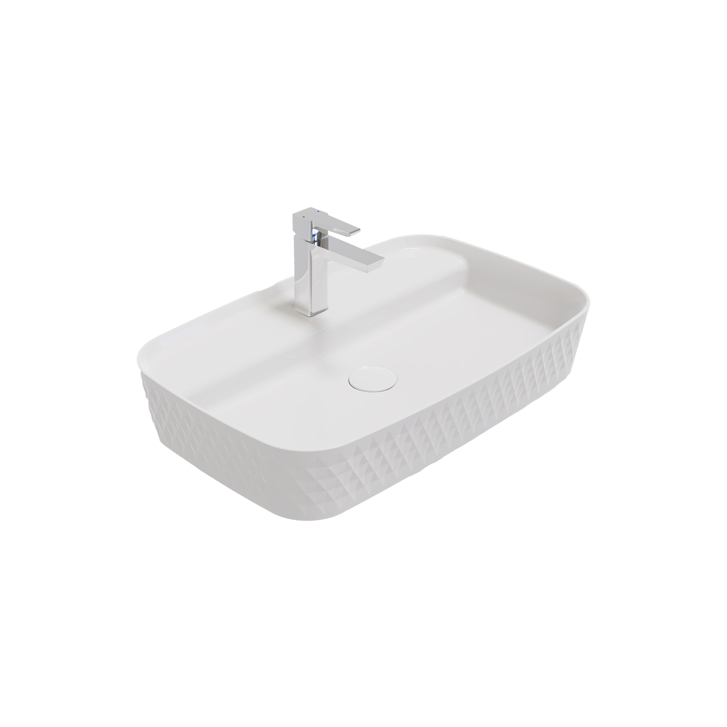 isvea rondini tezgah ustu lavabo 65 cm 10RO65065 Isvea Rondini Tezgah Üstü Lavabo, 65 cm - 10RO65065 - Çanak Lavabo, Tezgah Üstü Lavabo