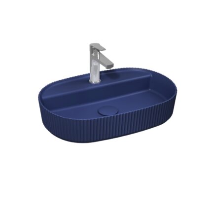 Isvea Sintesi Tezgah Üstü Lavabo 60 cm, Isvea Mavisi - 10SI65060-2Z - Çanak Lavabo, Tezgah Üstü Lavabo