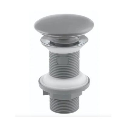 Isvea Taşma Delikli Bas-Aç Taş Gri - 38TP0200I - Basmalı Sifon , Gider (Pop-Up)