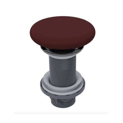 Isvea Taşma Deliksiz Bas-Aç Rustik Bordo - 38TP0169I - Basmalı Sifon , Gider (Pop-Up)