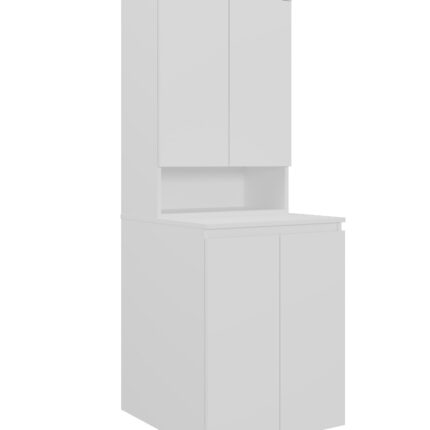 Orka Lume Çamaşır Makinesi Dolabı, 70 cm, Mat Beyaz - LUME70CMDMB - Çamaşır Makinesi Dolabı