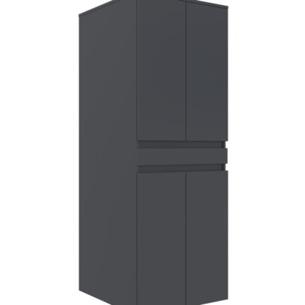 Orka Neve Kurutma-Çamaşır Makinesi Dolabı, 70 cm, Mat Antrasit - NEVE70KCMDMA - Çamaşır Makinesi Dolabı