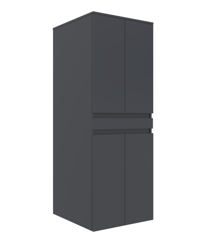 Orka Neve Kurutma-Çamaşır Makinesi Dolabı, 70 cm, Mat Antrasit - NEVE70KCMDMA - Çamaşır Makinesi Dolabı