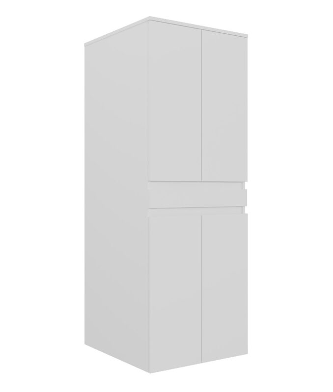 Orka Neve Kurutma-Çamaşır Makinesi Dolabı, 70 cm, Mat Beyaz - NEVE70KCMDMB - Çamaşır Makinesi Dolabı