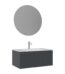 Orka Olbia Banyo Dolabı Takımı, 80 cm, Mat Antrasit - OLBIA80BDTMA - Banyo Dolapları