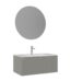 Orka Olbia Banyo Dolabı Takımı, 80 cm, Mat Kaşmir - OLBIA80BDTMK - Banyo Dolapları