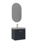 Orka Procida Banyo Dolabı Takımı, 65 cm, Mat Lacivert - PROCIDA65BDTML - Banyo Dolapları