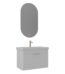 Orka Procida Banyo Dolabı Takımı, 85 cm, Mat Beyaz - PROCIDA85BDTMB - Banyo Dolabı Takımı