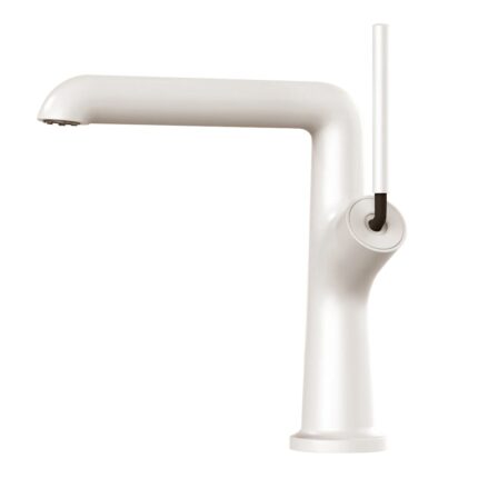 Orka Selena Lavabo Bataryası, Beyaz-Krem - SLN-6816-CW - Lavabo Bataryası