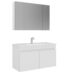 Orka Tivoli Banyo Dolabı Takımı, 100 cm, Mat Beyaz - TIVOLI100BDTMB - Banyo Dolabı Takımı