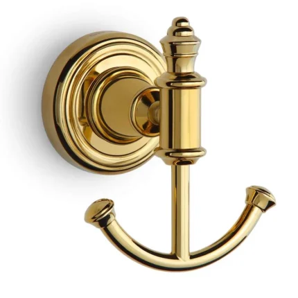 Orka Topkapı İkili Askılık, Altın (PVD) - TP-55508-G - Askılık, Bornoz Askılığı