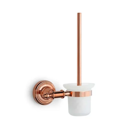 Orka Topkapı Tuvalet Fırçalığı, Rose Gold (PVD) - TP-44410-R - Klozet Temizleme Fırçası
