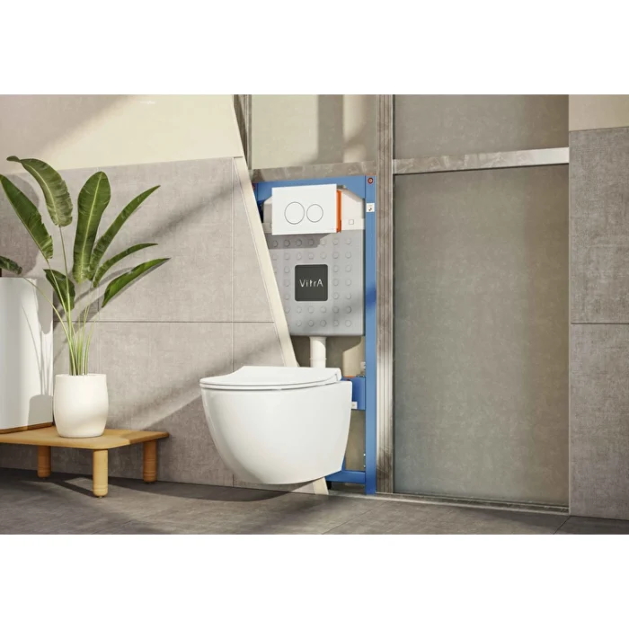 Vitra Asma klozetler için duvara montaj alçıpan uygulama, 3/6 L - 762-5800-01 - Asma Klozet - 4