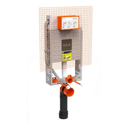 Vitra Asma klozetler için metal ayaksız, 2,5/4 L - 762-1800-02 - Gömme Rezervuarlar