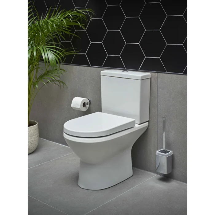 Vitra Integra Takım Klozet Rim-ex, Arkası Açık, 62 cm Taharet Borulu, Beyaz - 7044L003-0088 - Takım Klozet - 3