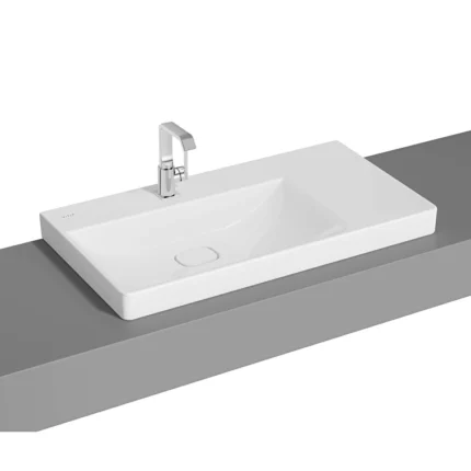 Vitra Metropole Çanak Lavabo 90x47 cm Tek Armatür Delikli, Su Taşma Deliksiz, Beyaz - 7528B003-0937 - Çanak Lavabo