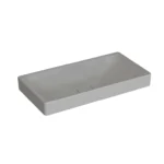 Vitra Metropole Çanak Lavabo Dikdörtgen, 80x40 cm Armatür Deliksiz, Su Taşma Deliksiz, Mat Taş Gri - 7536B076-1398 - Çanak Lavabo