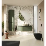 Vitra Outline Recycled Çanak Lavabo Yuvarlak, 41x41 cm Armatür Deliksiz, Su Taşma Deliksiz, Mat Bej - 7992B066-0016 - Çanak Lavabo - 4