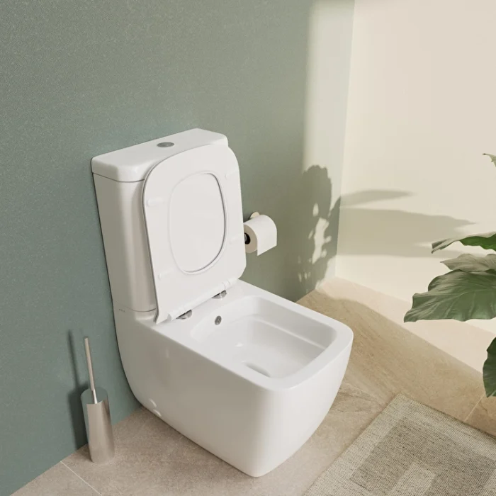 Vitra S25 Square Takım Klozet Seti, Beyaz - 9892B003-7201 - Takım Klozet - 1