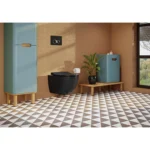 Vitra Sento Asma Klozet Rim-ex, Gizli Montajlı, Kompakt, 50 cm Taharet Borulu, Taharet Borusu Girişi Sıva Altı Uygulamalı, Mat Siyah - 7747B083-0559 - Asma Klozet - 2