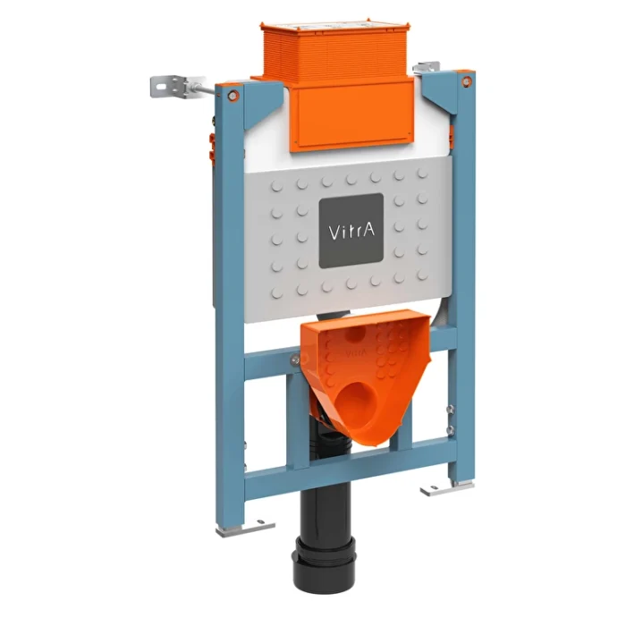 Vitra Unity, asma klozetler için, alçıpan uygulama, 82 cm, 3/6L - 761-5805-01 - Asma Klozet - 4