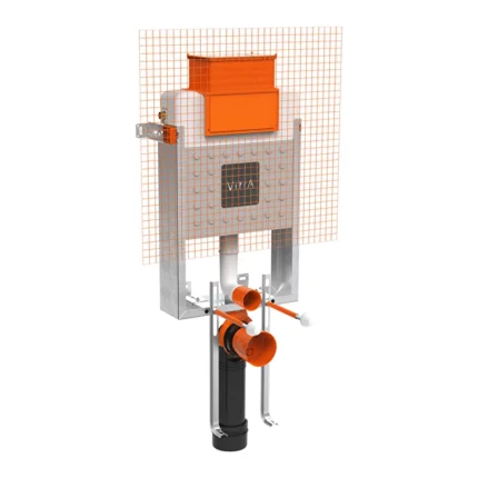 Vitra Unity, tuğla duvariçi, asma klozet, 98 cm, 3/6L - 761-1855-01 - Asma Klozet