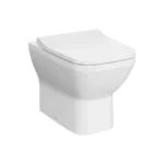 Vitra Zentrum Yerden Klozet SmoothFlush, Duvara Tam Dayalı Taharet Borulu, Beyaz - 7785L003-0088 - Yerden Klozet