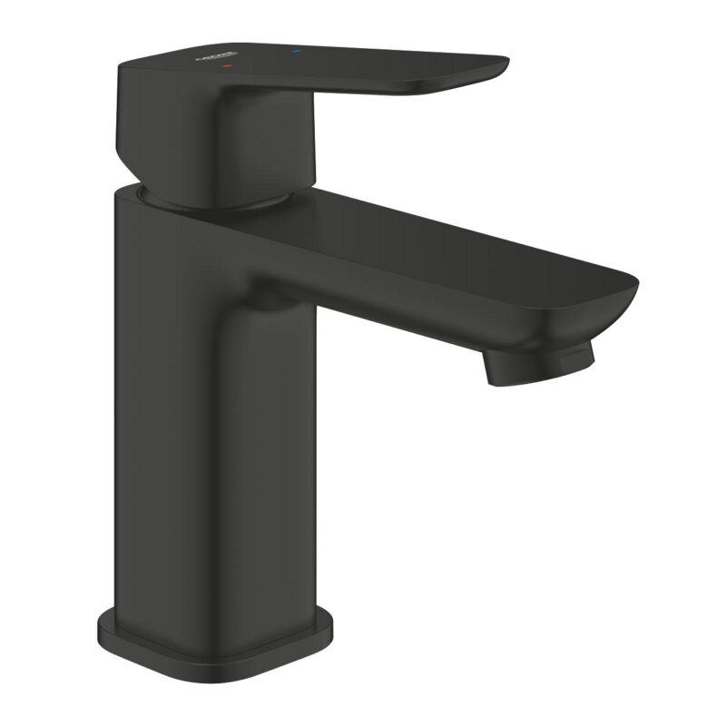 Grohe Cubeo Tek Kumandalı Lavabo Bataryası S-Boyut, Mat Siyah - 1016992430 - Lavabo Bataryası