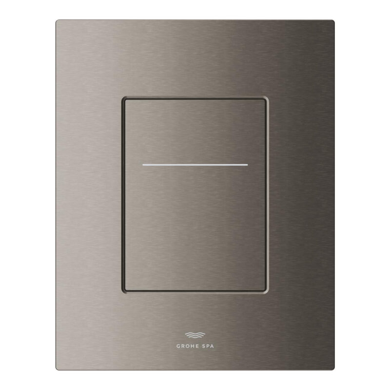 Grohe Grohe Arena Aqua Tiles Flush Plate With Silk Motion Technology, Brushed Hard Graphite - 104644AL00 - Banyo ve Mutfak Tamamlayıcı Gereçleri