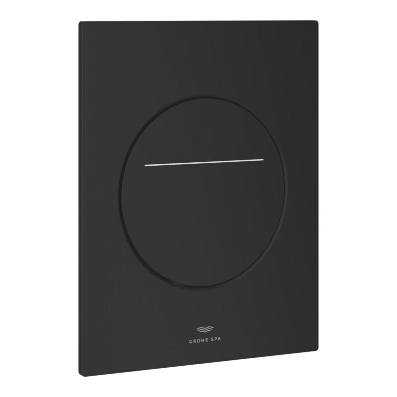 Grohe Grohe Arena Aqua Tiles Flush Plate With Silk Motion Technology, Phantom Black - 104645KF00 - Banyo ve Mutfak Tamamlayıcı Gereçleri