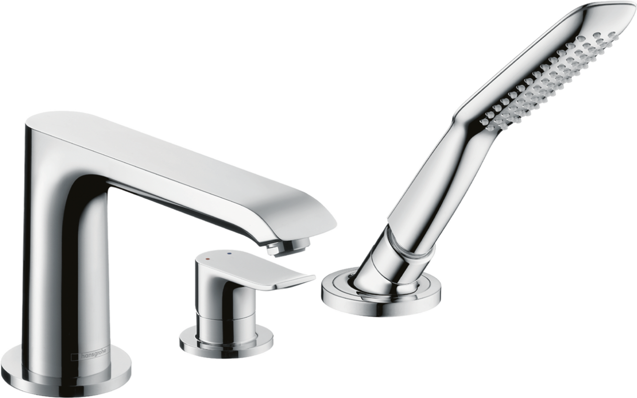 Hansgrohe Metris Krom Banyo Bataryası 31190000 - 31190000 - Ankastre Küvet Bataryası