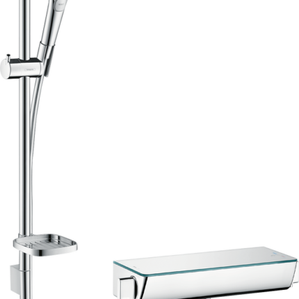 Raindance Select E Termostatik BataryalıKrom 65cm Duş Seti