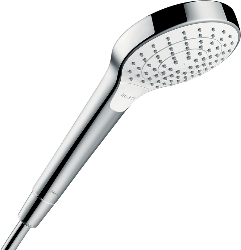 HansGrohe Croma Select S Vario EcoSmart Beyaz Krom El Duşu