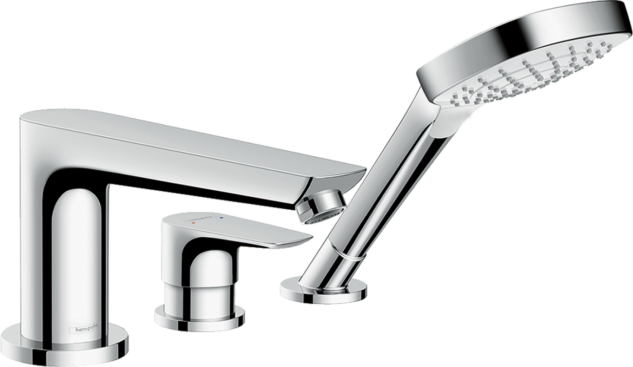 Hansgrohe Talis Krom Küvet Bataryası 71731000 - 71731000 - Ankastre Küvet Bataryası