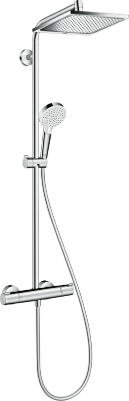 HansGrohe Crometta E 240 1jet Termostatlı Duş Kolonu - 27271000 - Duş Setleri