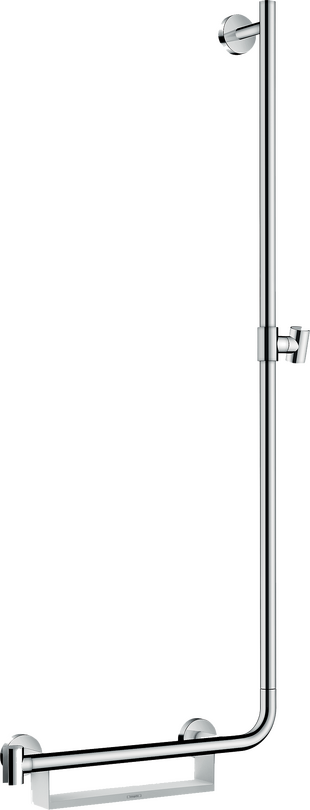 154__hpa01800_tif.png Hansgrohe Unica Beyaz Krom 110 Cm Sağdan Duş Barı - Görsel 1