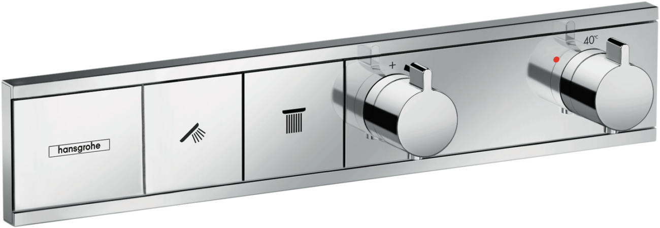 Hansgrohe RainSelect Krom Ankastre Banyo Bataryası - 15380000 - Ankastre Banyo Bataryası