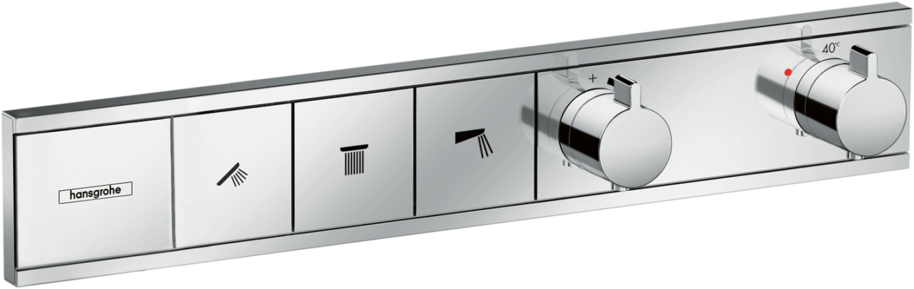 Hansgrohe RainSelect Krom Ankastre Banyo Bataryası 15381000 - 15381000 - Ankastre Banyo Bataryası