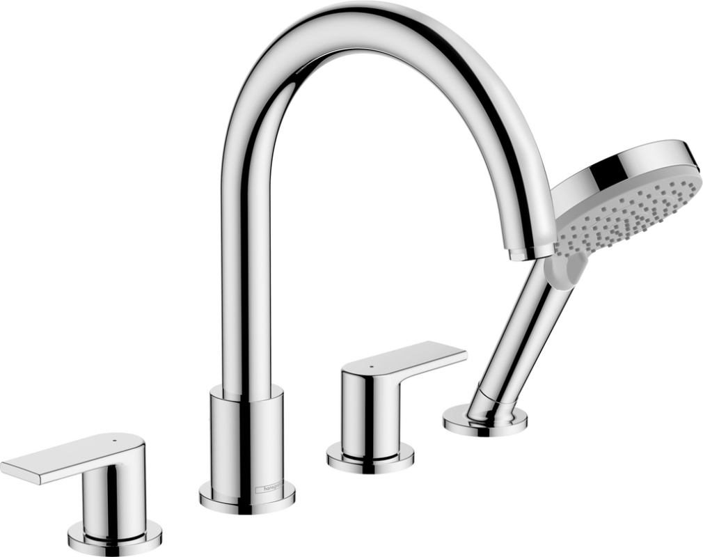 Hansgrohe Vernis Blend Krom Küvet Bataryası, Krom - 71459000 - Ankastre Küvet Bataryası