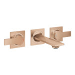 Grohe Allure 3 Delikli Lavabo Bataryası 1/2″ S-Boyut, Brushed Warm Sunset