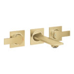 Grohe Allure 3 Delikli Lavabo Bataryası 1/2″ S-Boyut, Brushed Cool Sunrise