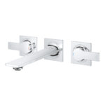 Grohe Allure 3 Delikli Lavabo Bataryası 1/2″ M-Boyut, Krom - 20193002 - Ankastre Lavabo Bataryası, Üç Delikli Lavabo Bataryası - 3